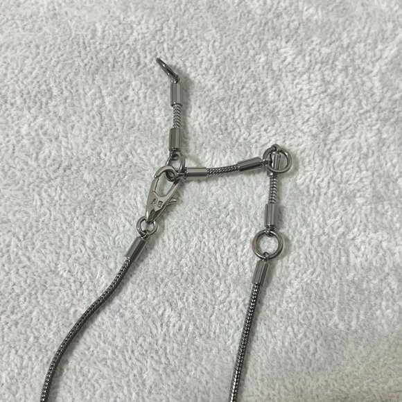 ALEXIS BITTAR  Gold & Gunmetal Crystal Encrusted Spiked Origami Shards Necklace - Picture 5 of 6